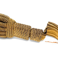 Vintage Gold Bullion Sword Knot French Navy Officer Portepee Tagged In Box
