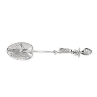 Antique 1890's OB&H Sterling Silver Gloucester MA Codfish Souvenir Spoon