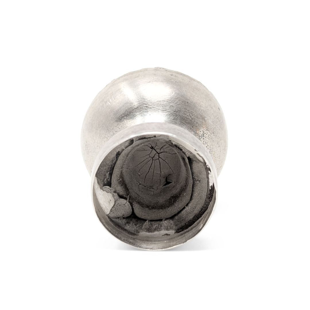 Unger Brothers Art Nouveau Sterling Silver Desk Wax Seal Handle, “A” Monogram