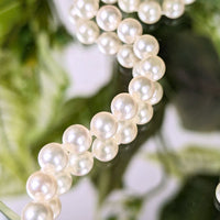Vintage MIKIMOTO Akoya 6.0-6.4mm Pearl Necklace 18K Yellow Gold Clasp, 18.5"