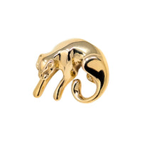 OTC Italy Vintage 14K Gold Panther Jaguar Slide Pendant, 3.6g