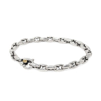 Authentic Scott Kay .925 Sterling/18K Gold Men’s Bolo Link Chain Bracelet