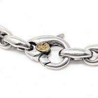 Authentic Scott Kay .925 Sterling/18K Gold Men’s Bolo Link Chain Bracelet