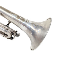 Antique Henri Gautier Virtuoso Cornet 1910s Bohland and Fuchs Silverplate W/ Case