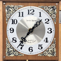 Daniel Dakota Quartz Westminster Chime Oak Wall Clock - MINT - New Movement