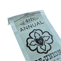 1895 Civil War 55th Pennsylvania Infantry Regiment Reunion Ribbon, Noah Lohr