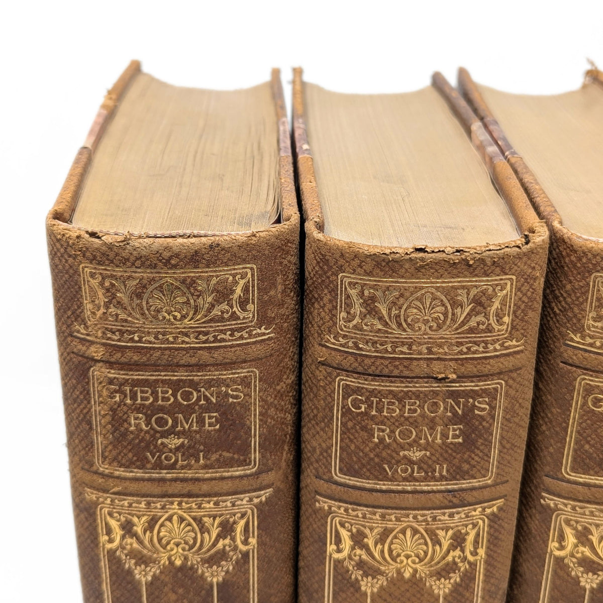 Gibbon "Decline & Fall Roman Empire" (6 Volumes) Diocletian Ed, Copy #9, c. 1900