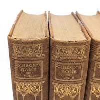 Gibbon "Decline & Fall Roman Empire" (6 Volumes) Diocletian Ed, Copy #9, c. 1900