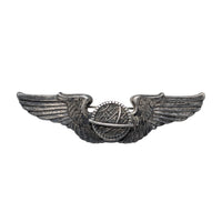 WWII U.S. Army Air Forces (USAAF) Full-Size Navigator Badge, Sterling Silver