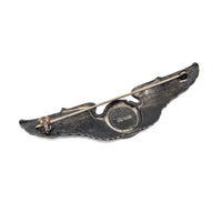 WWII U.S. Army Air Forces (USAAF) Full-Size Navigator Badge, Sterling Silver