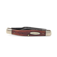 Vintage 1940s Case XX 6332 Red Bone Stockman with Special Tool Blade Variant