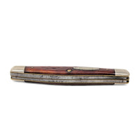 Vintage 1940s Case XX 6332 Red Bone Stockman with Special Tool Blade Variant