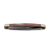 Vintage 1940s Case XX 6332 Red Bone Stockman with Special Tool Blade Variant