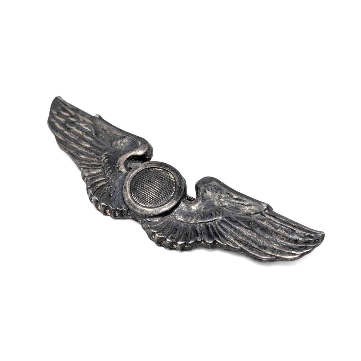 WWII US Army Air Forces Sterling Silver Observer Wings, 23g, NS Meyer, 3.17"