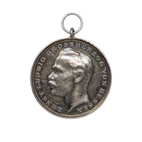 WWI Imperial German Hessen Silver Bravery Medal, Ernst Ludwig Fur Tapferkeit