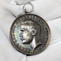 WWI Imperial German Hessen Silver Bravery Medal, Ernst Ludwig Fur Tapferkeit