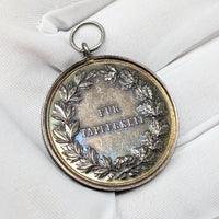 WWI Imperial German Hessen Silver Bravery Medal, Ernst Ludwig Fur Tapferkeit