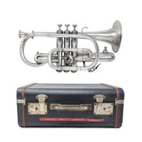 Salvation Army "The Bandmaster" Cornet with Original Case & Tune Books