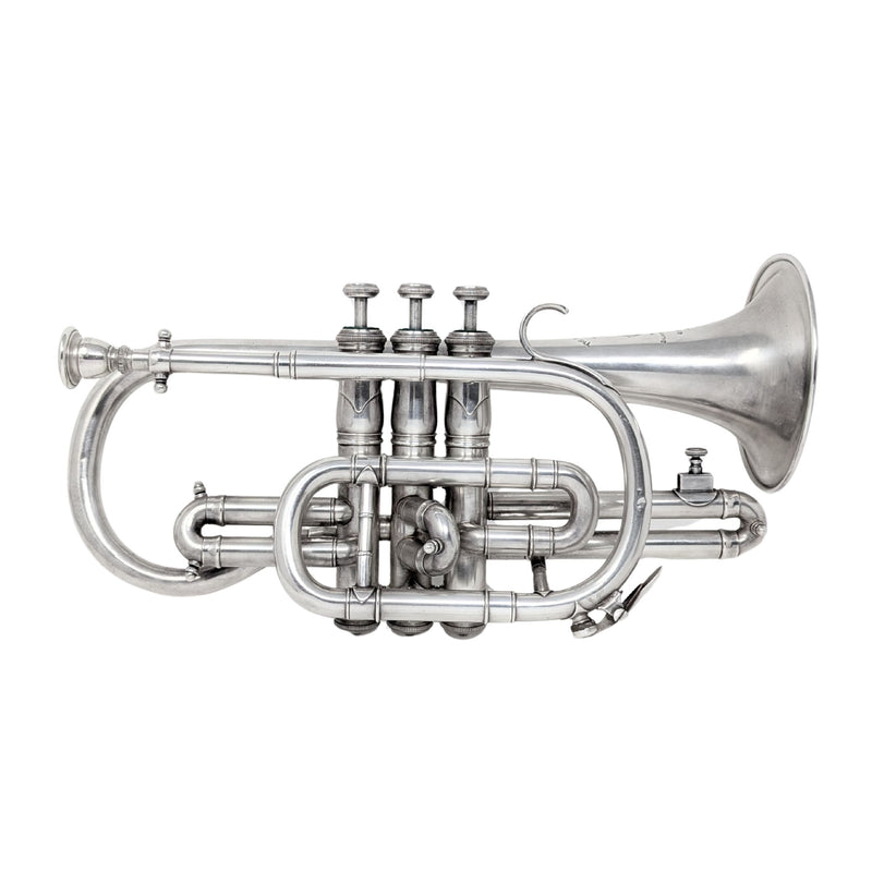 Salvation Army "The Bandmaster" Cornet with Original Case & Tune Books
