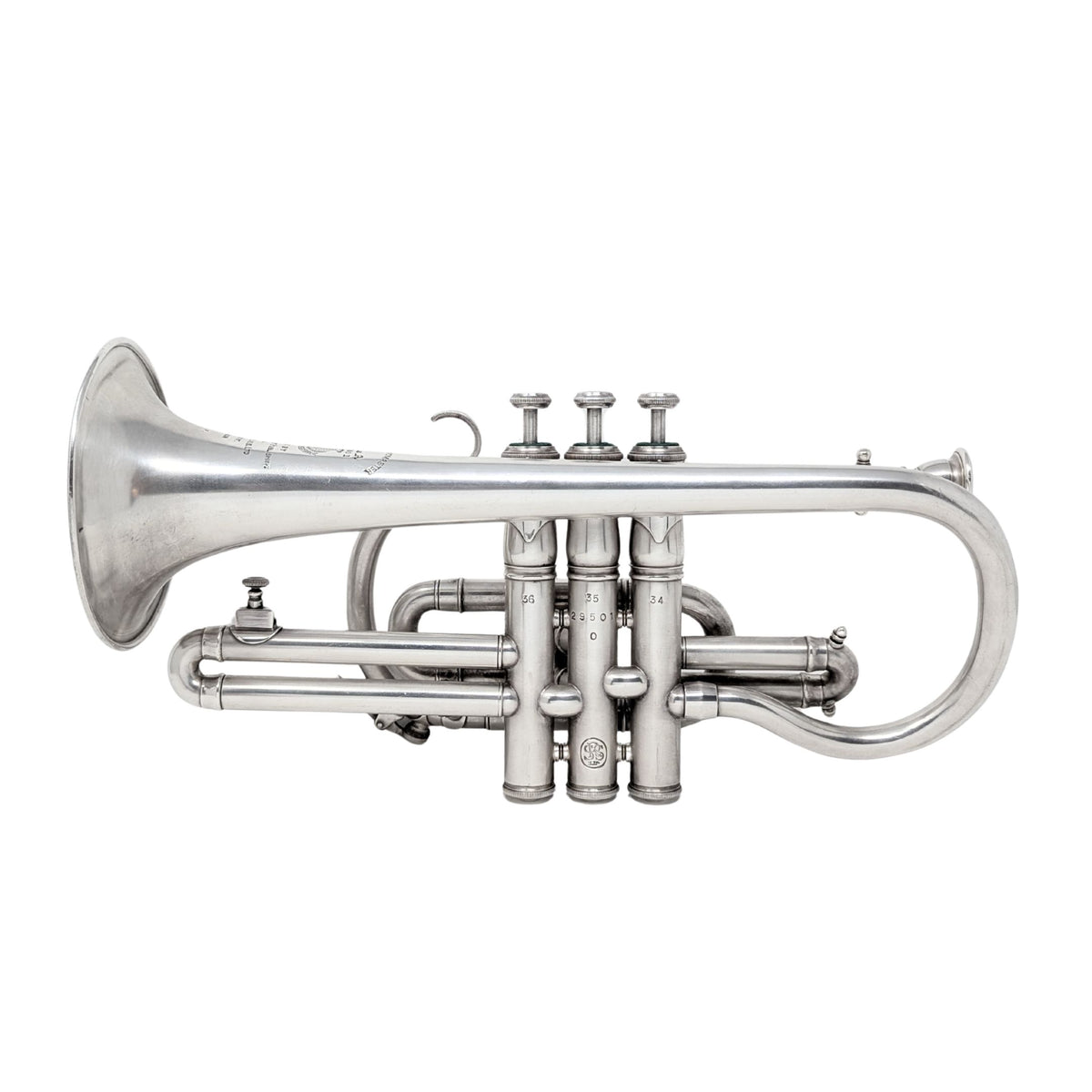 Salvation Army "The Bandmaster" Cornet with Original Case & Tune Books