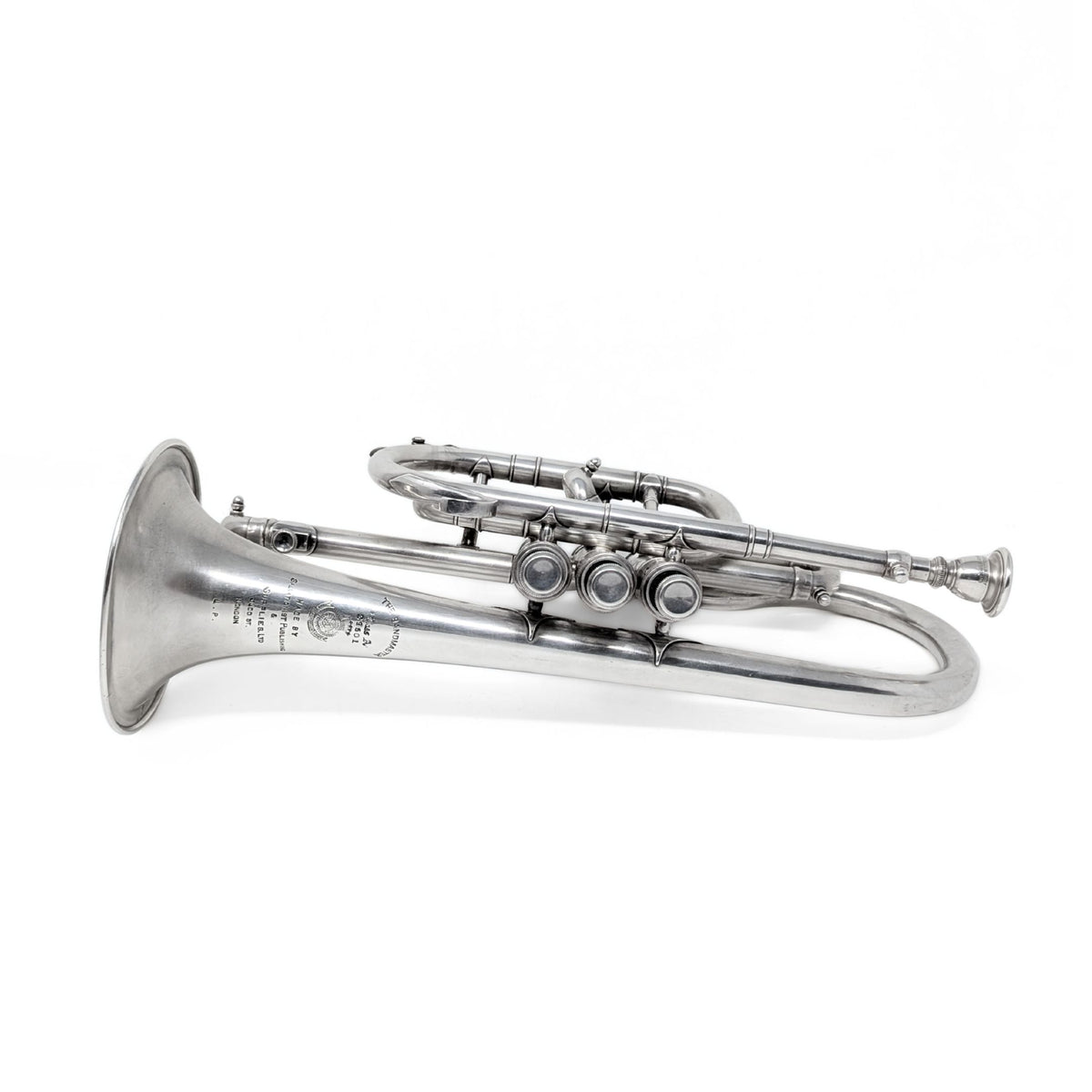 Salvation Army "The Bandmaster" Cornet with Original Case & Tune Books