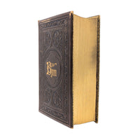 Antique 1863 Works of Lord Byron Leather Bound Suppressed Poems, Gilt Edge