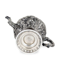 S. Kirk & Son "Repousse" 4pc Sterling Silver Tea/Coffee Service, Figural Dolphin