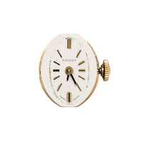 1969 Tissot 712 Ladies Watch Movement - Running 17J (Dial, Hands, Crown)