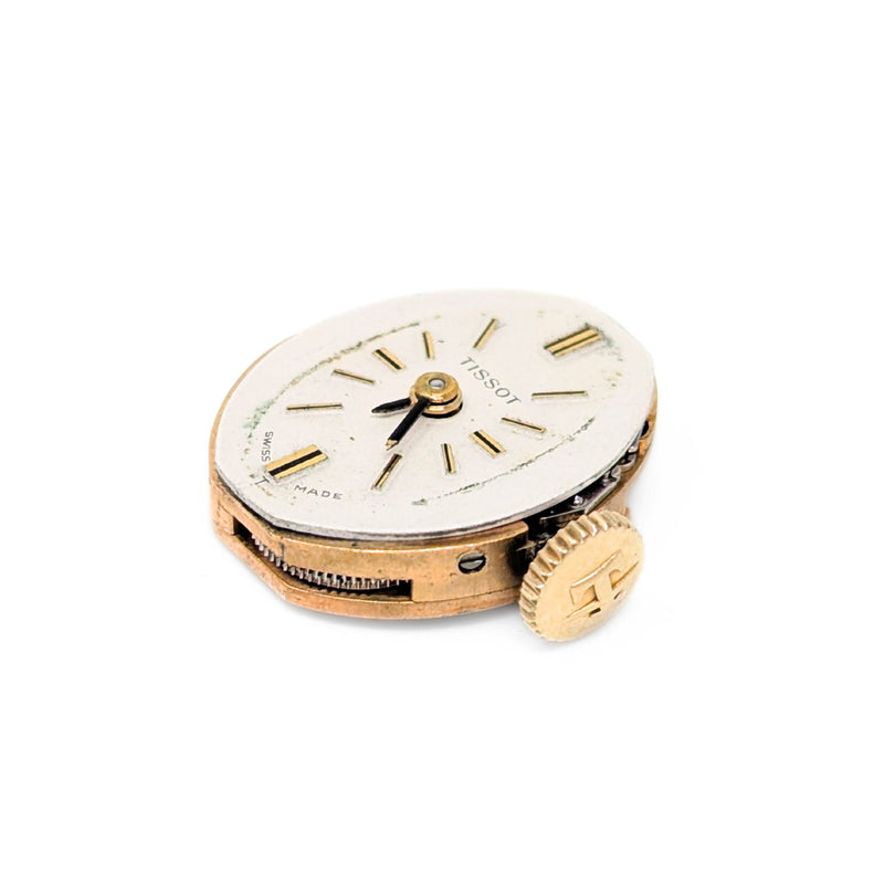 1969 Tissot 712 Ladies Watch Movement - Running 17J (Dial, Hands, Crown)