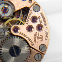 1969 Tissot 712 Ladies Watch Movement - Running 17J (Dial, Hands, Crown)