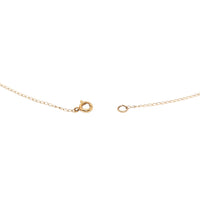 Dainty 14K Gold, 7-Pearl Fixed Smile Station Necklace, 17.25"