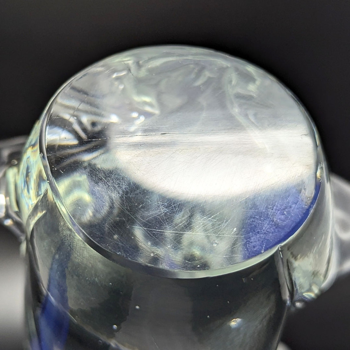 Vintage Murano Art Glass Blue Cockatoo Parrot Sculptures (Pair)