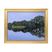 Meg Walsh Original Oil Painting - Miles River MD Landscape - Autumn 2001 Linen