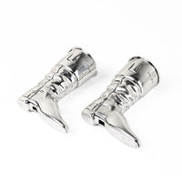 Edwardian 1905 Mappin & Webb Sterling Equine/Horse Jockey Horseshoe Cruet Set