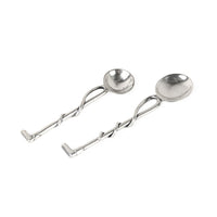 Edwardian 1905 Mappin & Webb Sterling Equine/Horse Jockey Horseshoe Cruet Set