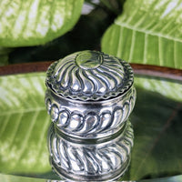 Deakin & Francis Antique 1897 Victorian Sterling Snuff Box, “H” Monogram