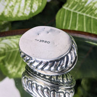 Deakin & Francis Antique 1897 Victorian Sterling Snuff Box, “H” Monogram