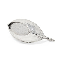 Theodor Olsens Norwegian Sterling Viking Ship Salt Cellar W/ Glass Liner & Spoon