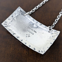 Early Vintage Stieff Colonial Williamsburg Sterling Silver Sherry Decanter Tag