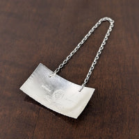 Vintage Kirk Stieff Sterling Colonial Williamsburg Bourbon Decanter Tag