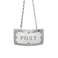 Vintage Kirk Stieff Sterling Colonial Williamsburg Port Decanter Tag