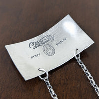 Vintage Kirk Stieff Sterling Colonial Williamsburg Port Decanter Tag