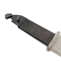 Romanian AKM Type 1 Bayonet Scabbard, Matching Serial SAF 2345 Leather Strap