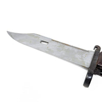 Romanian AKM Type 1 Bayonet Scabbard, Matching Serial SAF 2345 Leather Strap