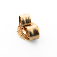 14K Yellow Gold 5mm Stardust Ball Stud Earrings