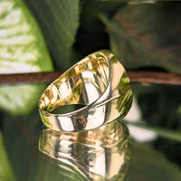 Solid 10K Gold Vintage 1970's Signet Ring, Blank Face - Size 10.5 (20.7g)