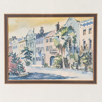Virginia Fouche Bolton Charleston Art Prints - Rainbow Row, Flowers & Baskets