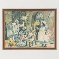 Virginia Fouche Bolton Charleston Art Prints - Rainbow Row, Flowers & Baskets