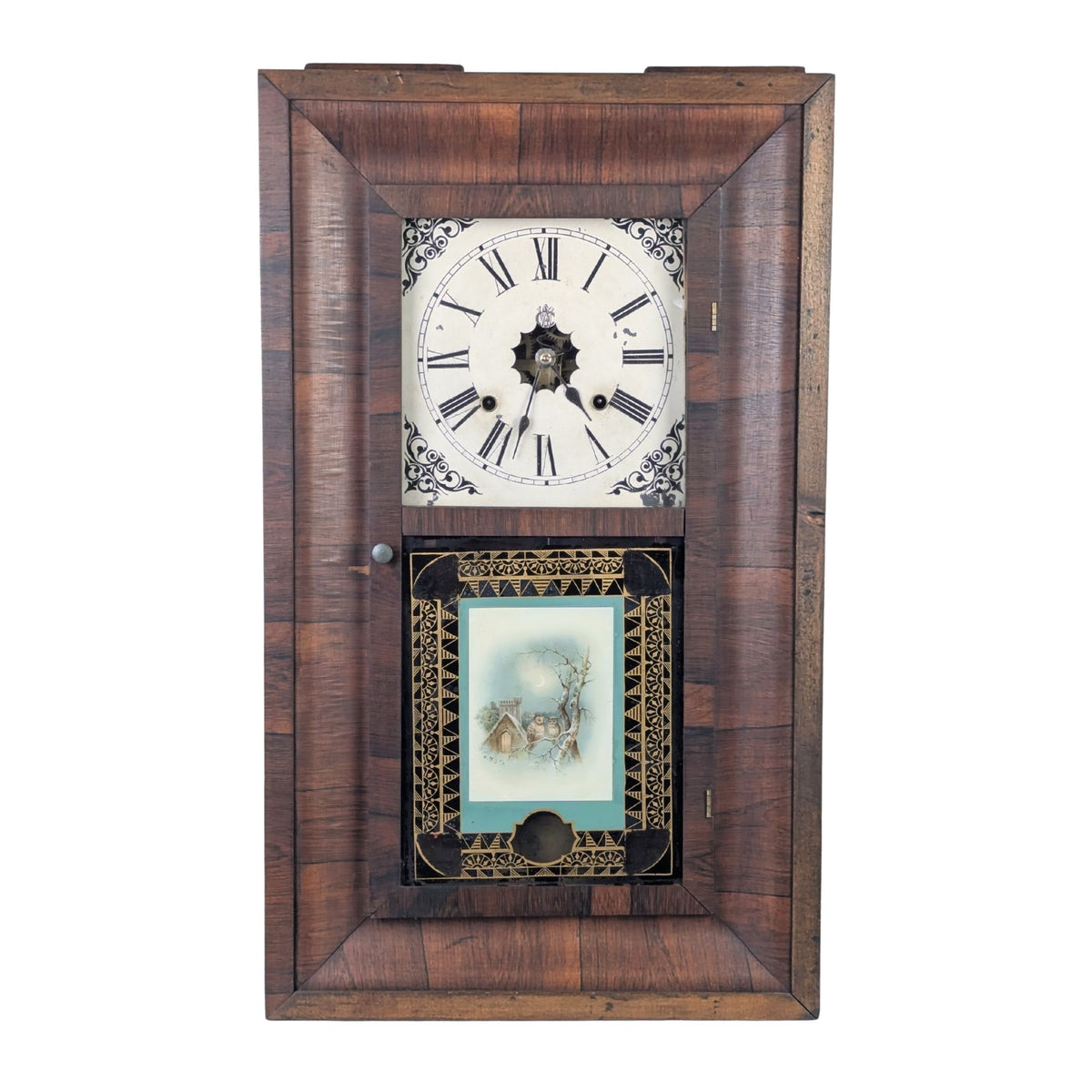 Waterbury 1880's Ogee Weight Driven Shelf Clock - Working Perfectly