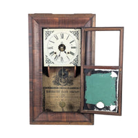 Waterbury 1880's Ogee Weight Driven Shelf Clock - Working Perfectly